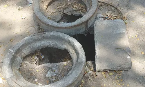 திறந்த நிலையில் வடிகால்வாய்