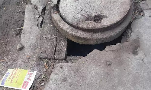 ஆபத்தான கழிவுநீர் வடிகால்வாய் ஆபத்தான கழிவுநீர் வடிகால்வாய்