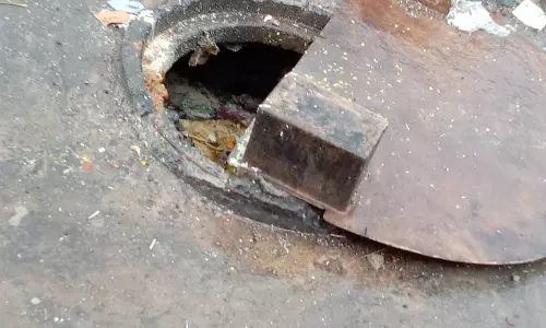 திறந்து கிடக்கும் வடிகால்வாய்கள் திறந்து கிடக்கும் வடிகால்வாய்கள்