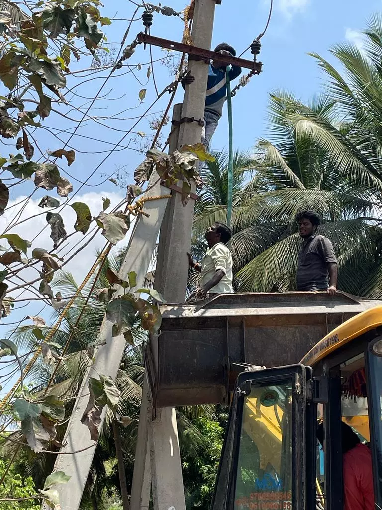 துரிதமாக செயல்பட்ட மின்வாரியம்