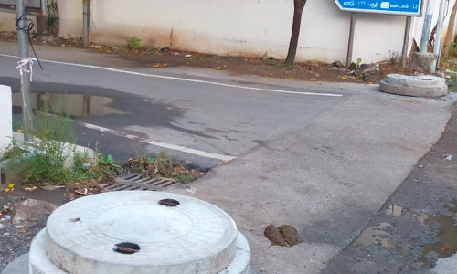 வடிகால்வாய்க்கு மூடி கிடைத்தது