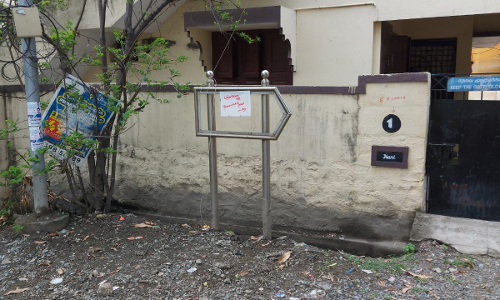 பெயர் பலகையே இல்லாத தெரு