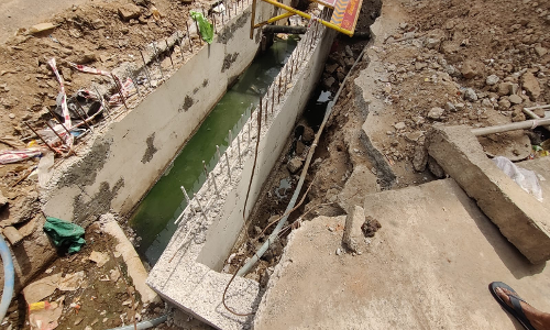 பள்ளத்தால் மக்கள் அவதி பள்ளத்தால் மக்கள் அவதி