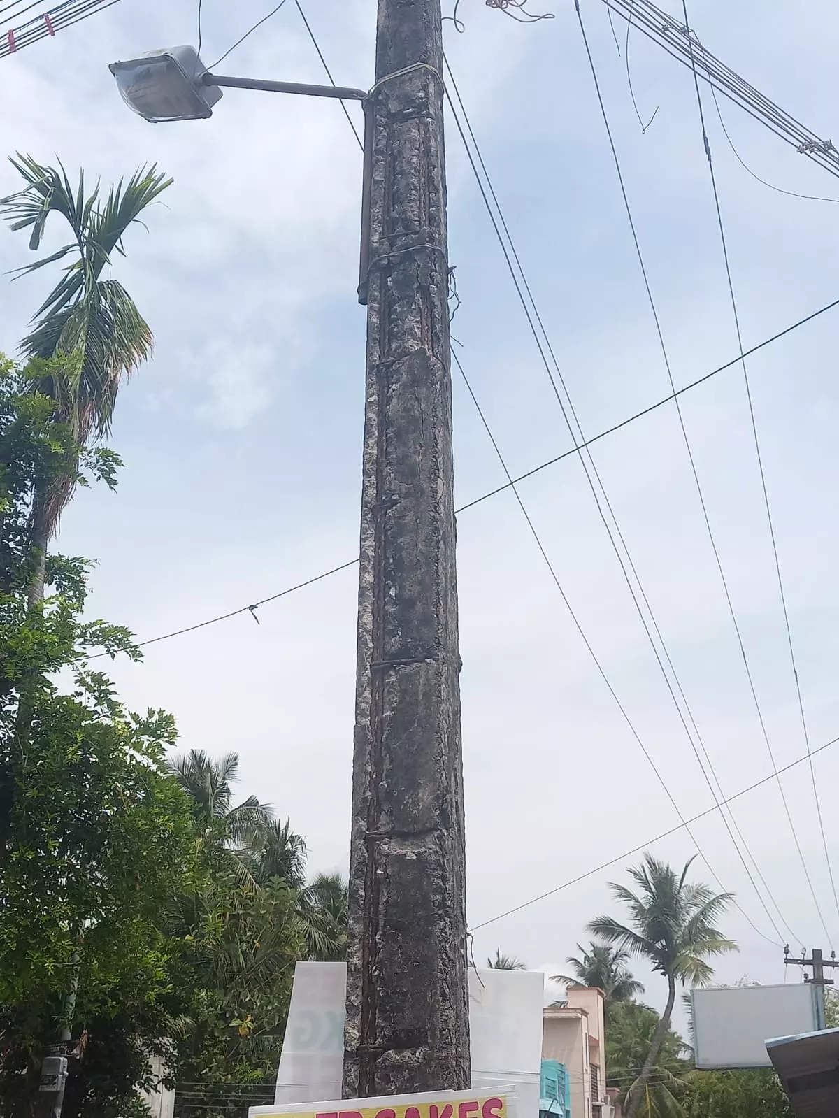 எழும்புக்கூடான மின்கம்பம் எழும்புக்கூடான மின்கம்பம்