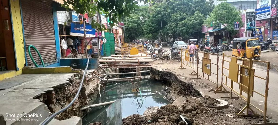 கால்வாய் பணி மந்தம் கால்வாய் பணி மந்தம்