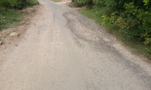 குண்டும், குழியுமான சாலை