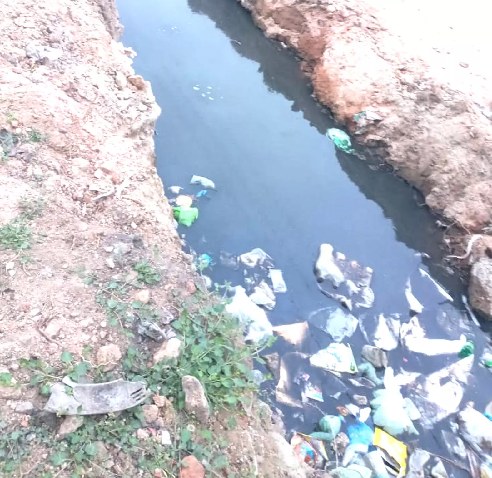 தேங்கி நிற்கும் கழிவுநீர் தேங்கி நிற்கும் கழிவுநீர்