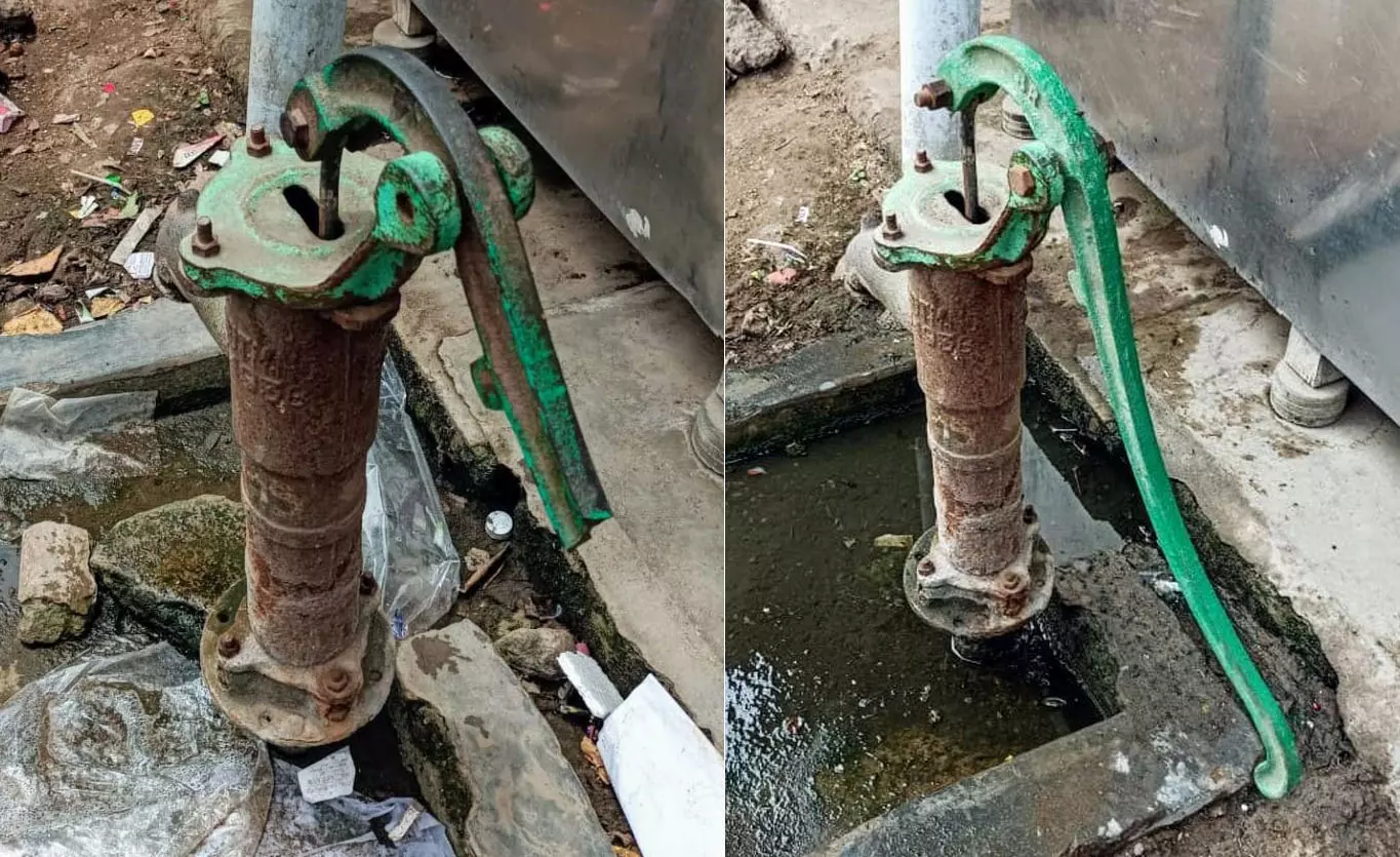 அடிபம்பு சரிசெய்யப்பட்டது