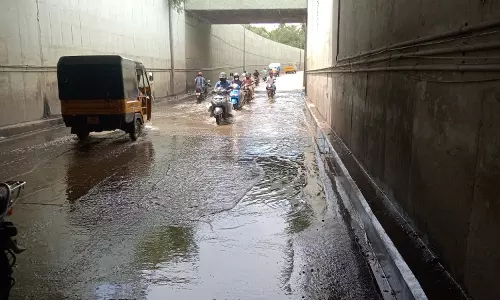 பாலத்தின் கீழ் தேங்கும் கழிவு நீர்