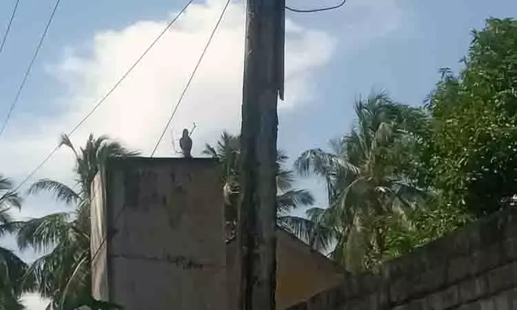 ஆபத்தான மின்கம்பம் ஆபத்தான மின்கம்பம்