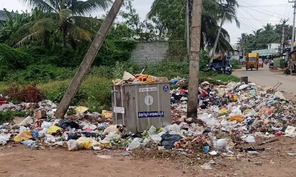 குப்பையால் சுகாதார சீர்கேடு குப்பையால் சுகாதார சீர்கேடு