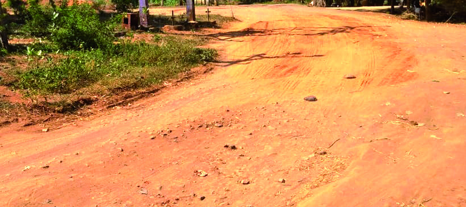 குண்டும், குழியுமான சாலை