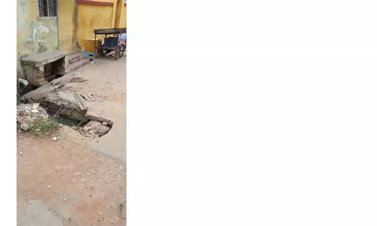 தரைப்பாலம் சேதம் தரைப்பாலம் சேதம்