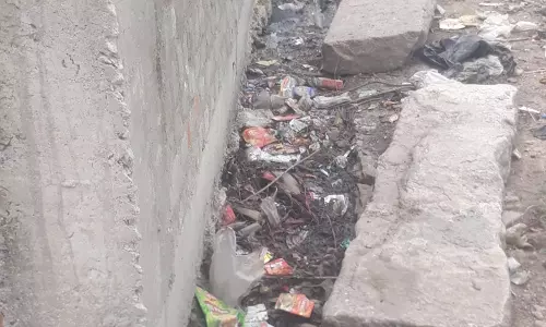 கழிவுநீா் கால்வாயை தூா்வார ேவண்டும்