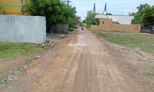 கிடப்பில் போடப்பட்ட சாலை பணி