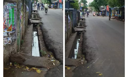 திறந்த நிலையில் கழிவுநீர் வடிகால்