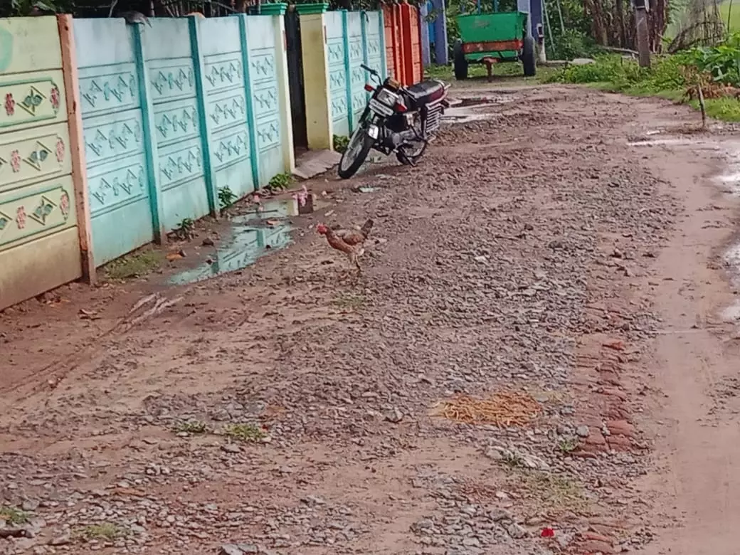 சேதமடைந்த சாலை சீரமைக்கப்படுமா? சேதமடைந்த சாலை சீரமைக்கப்படுமா?