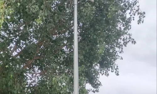 மின் விளக்குகள் இல்லாமல் இருக்கும் கம்பம் மின் விளக்குகள் இல்லாமல் இருக்கும் கம்பம்