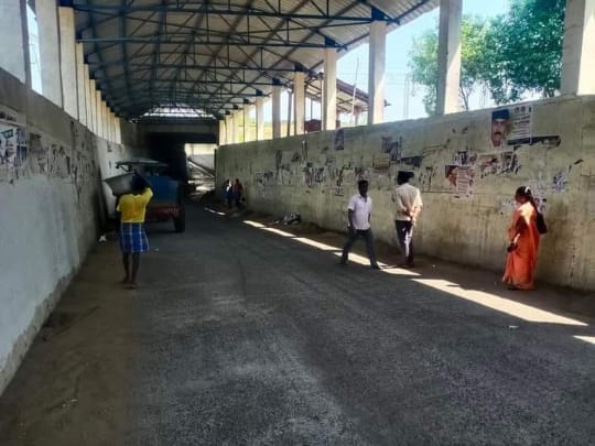 சுரங்கப்பாதையில் மின்விளக்கு அமைக்கப்படுமா?