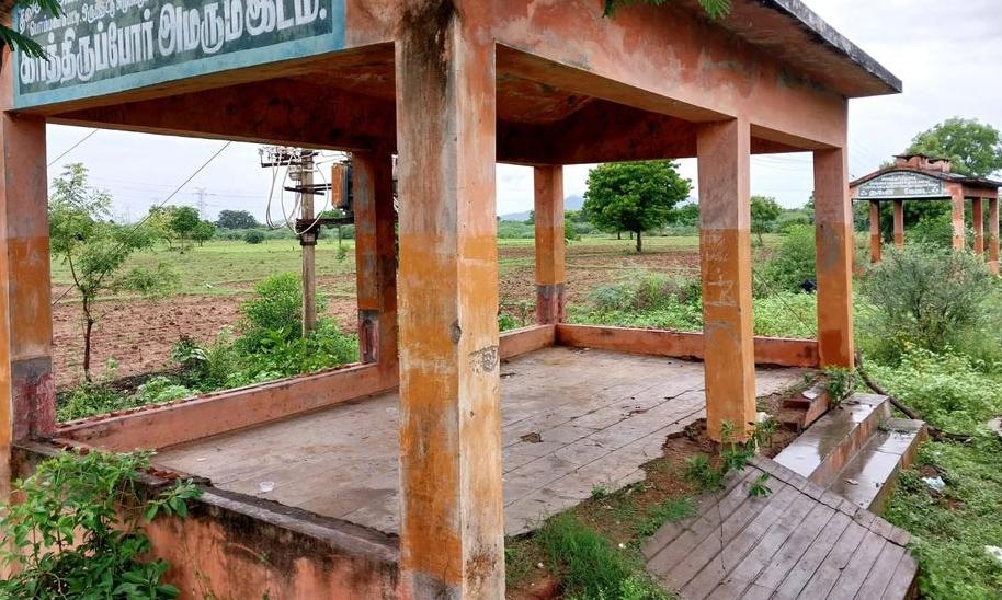 மயான கட்டிடம் சேதம்