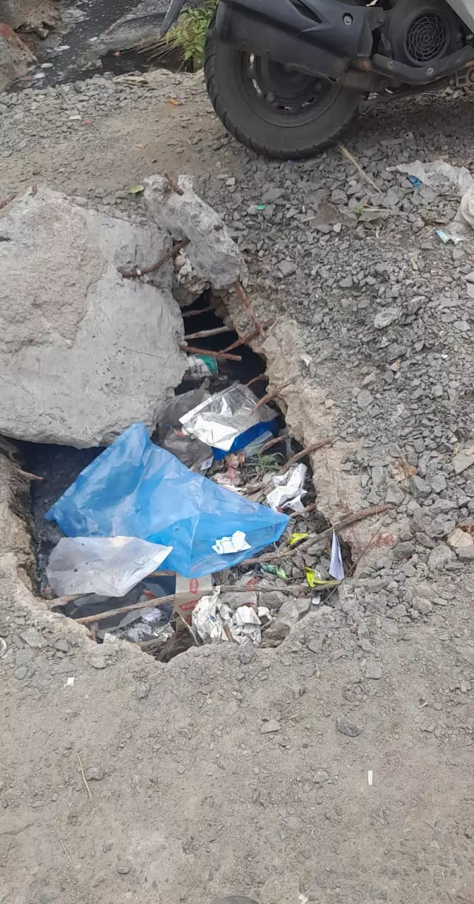 வாகன ஓட்டிகள் சிரமம்