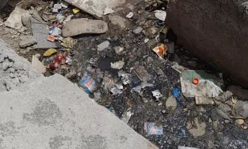 தேங்கி நிற்கும் கழிவுநீர் தேங்கி நிற்கும் கழிவுநீர்