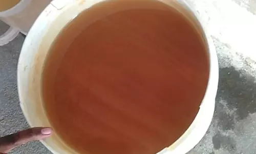 கலங்கிய நிலையில் குடிநீா்