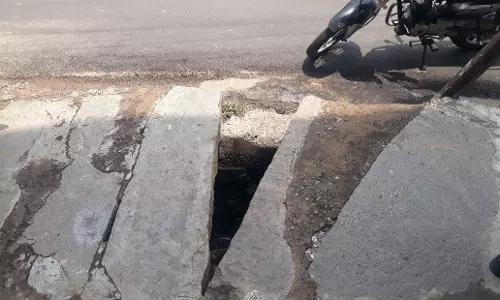 சரியாக மூடப்படாத கால்வாய் சரியாக மூடப்படாத கால்வாய்