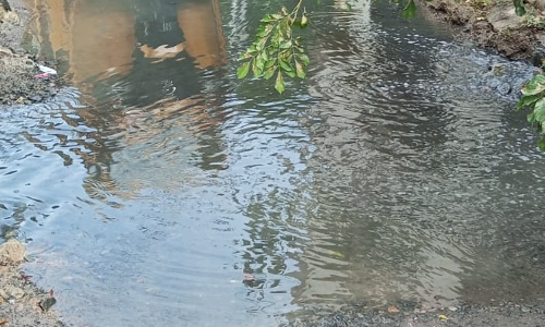 கழிவுநீரால் துர்நாற்றம்