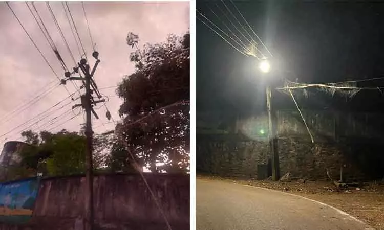 மின்விளக்கு பொருத்தப்பட்டது மின்விளக்கு பொருத்தப்பட்டது