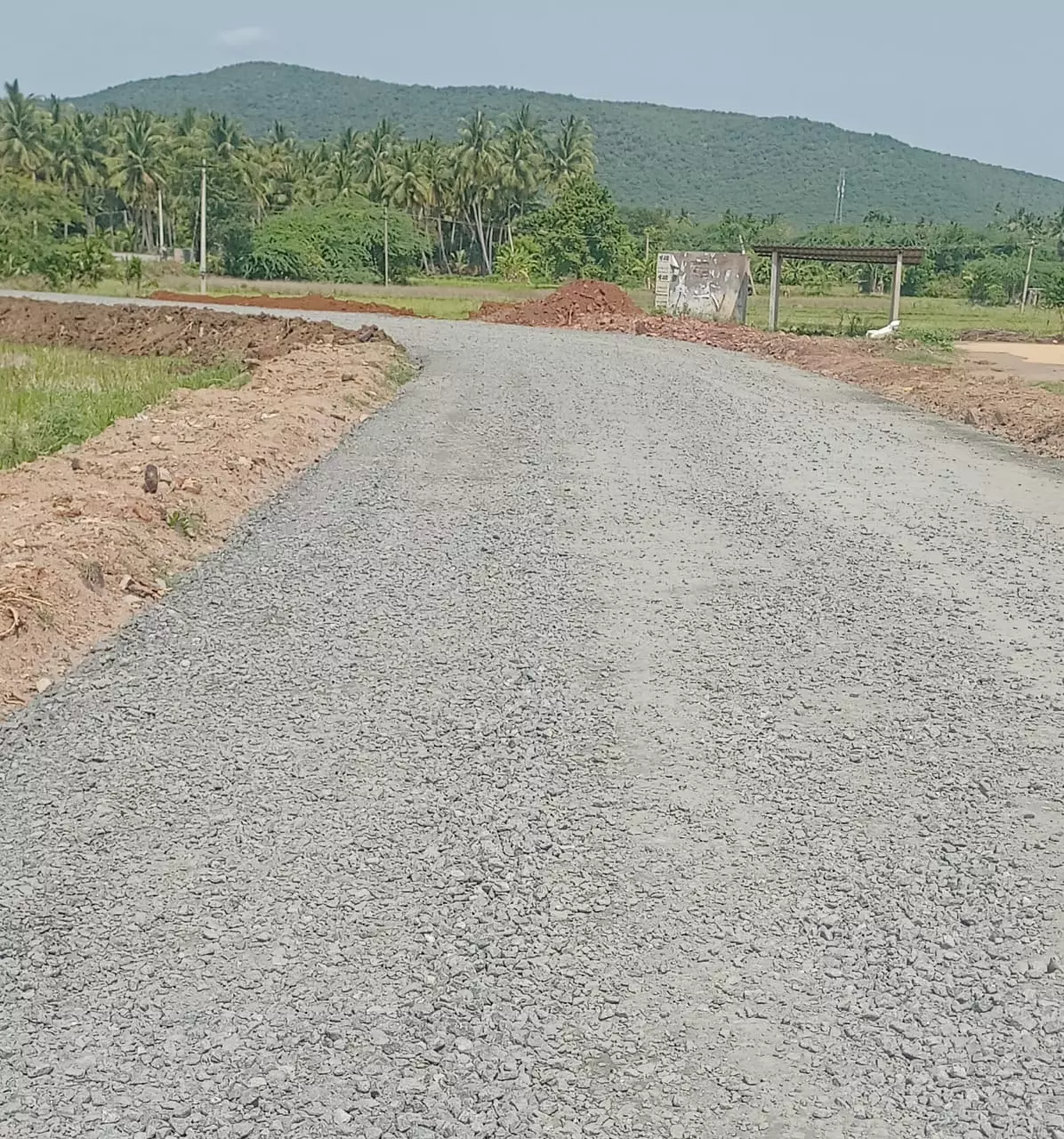 கிடப்பில் போடப்பட்ட சாலை பணி கிடப்பில் போடப்பட்ட சாலை பணி