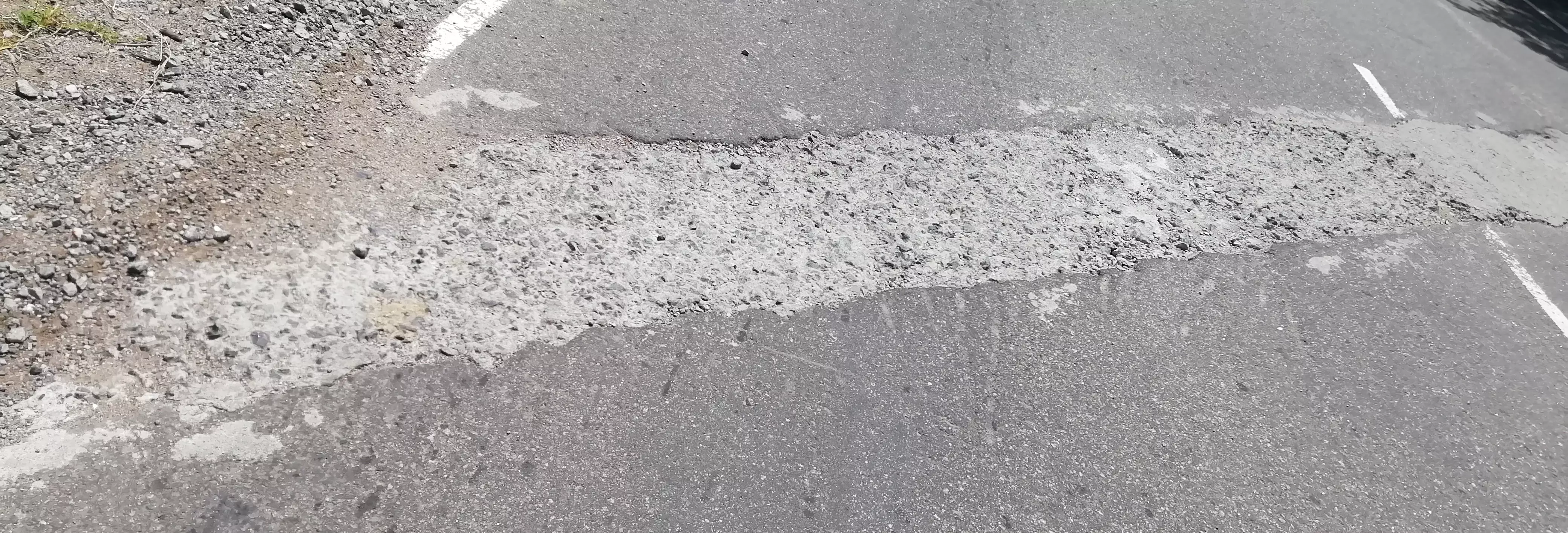 பழுதான ரோடு