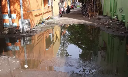 கழிவுநீரால் அவதி கழிவுநீரால் அவதி