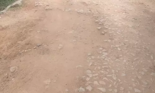 குண்டும், குழியுமான சாலை குண்டும், குழியுமான சாலை