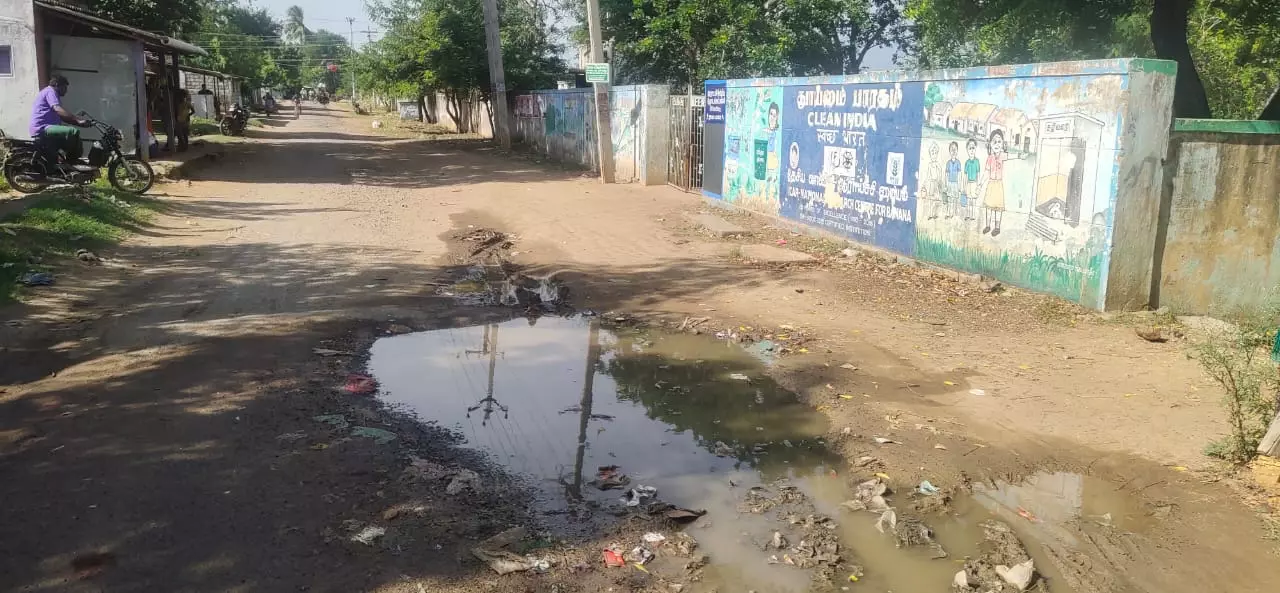 குடிநீர் குழாயில் உடைப்பு