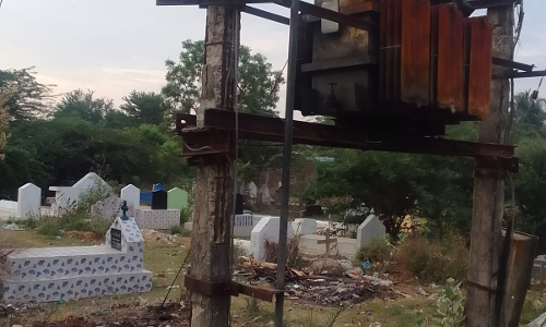 பழுதடைந்த டிரான்ஸ்பார்மர்