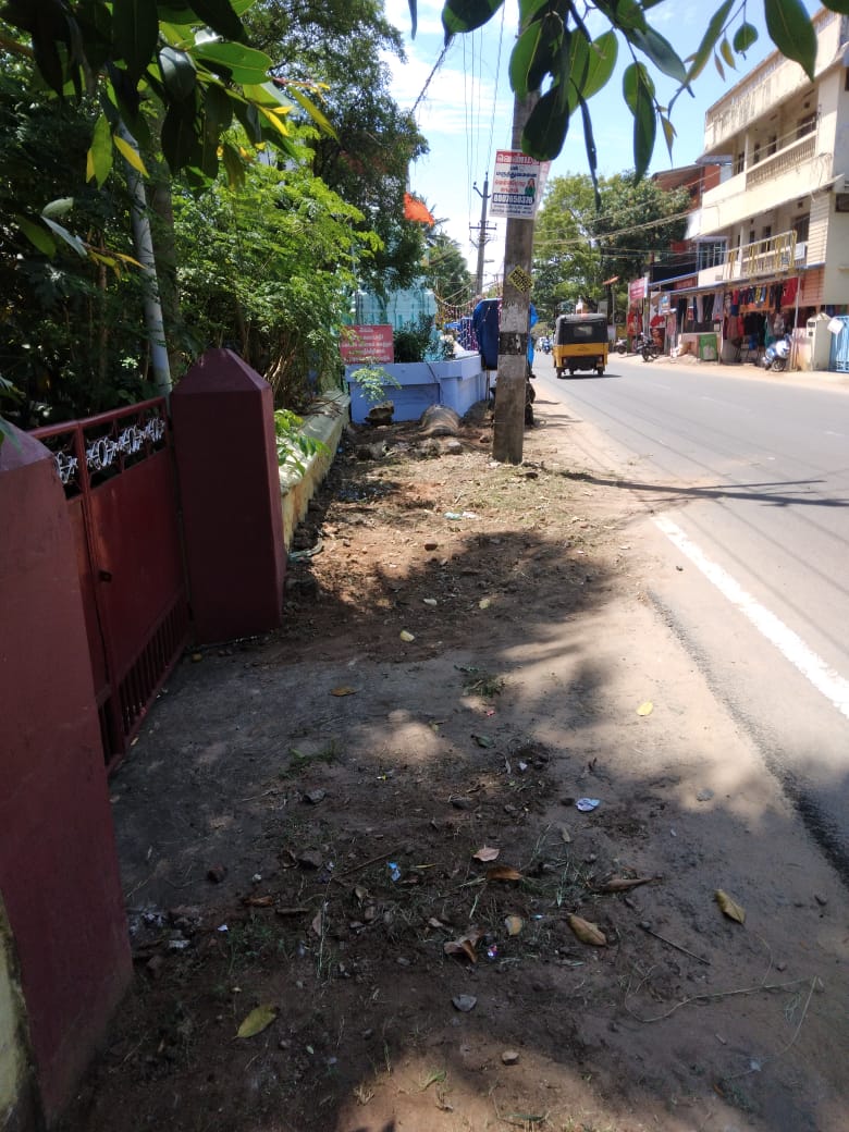 புதர்கள் அகற்றப்பட்டது
