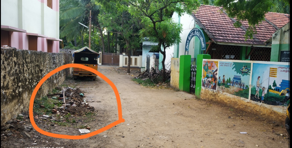 குப்பைகள் அகற்றப்பட்டது