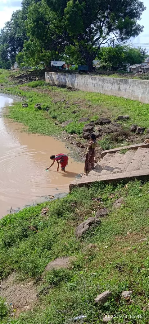 அசுத்தமாகும் குளத்து நீர் அசுத்தமாகும் குளத்து நீர்