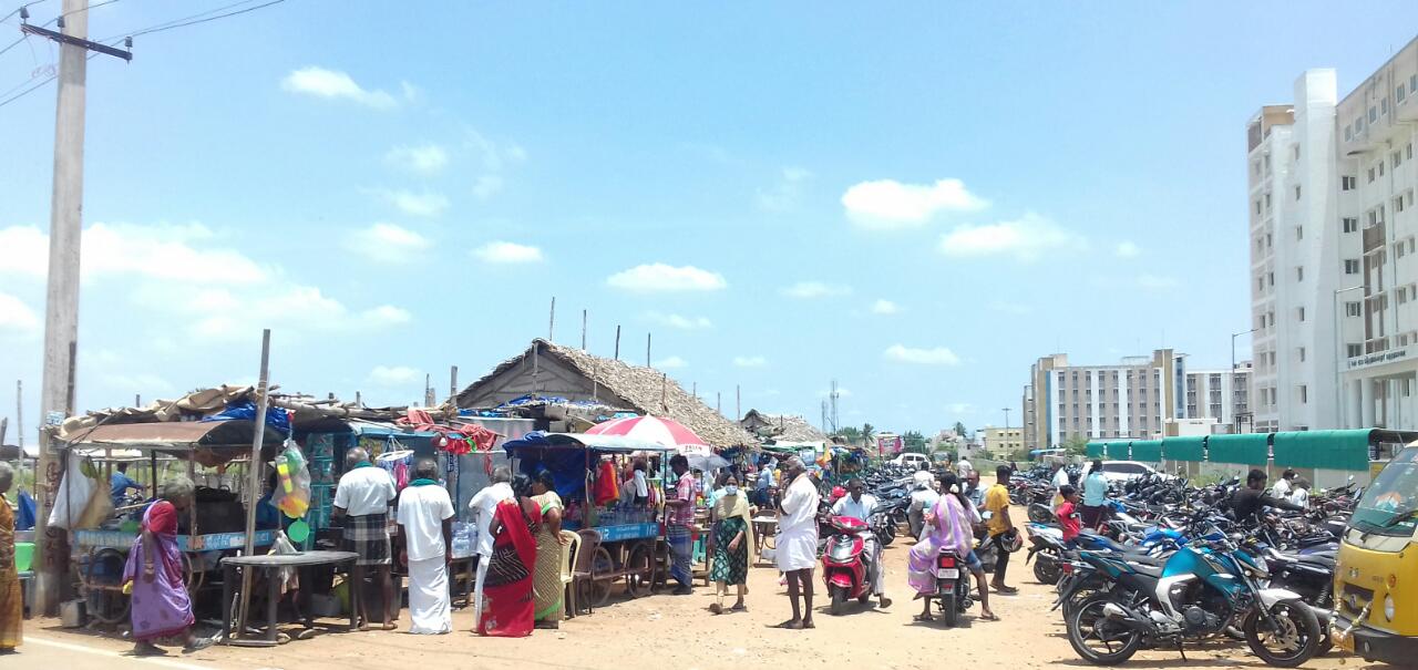 தள்ளுவண்டி கடைகளால் அவதி