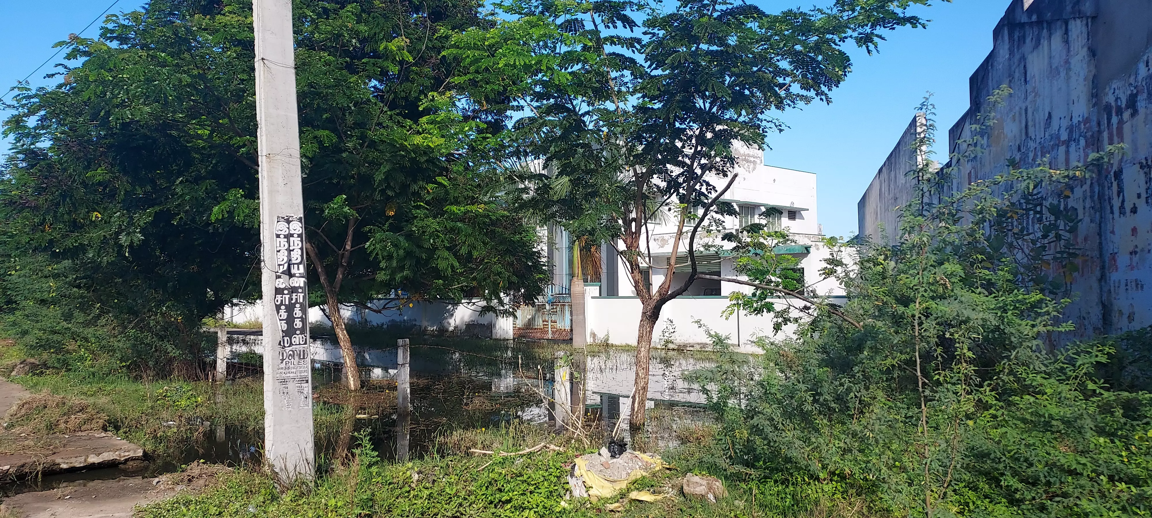 கழிவுநீர், மழைநீர் செல்ல வழிவகை செய்ய வேண்டும் கழிவுநீர், மழைநீர் செல்ல வழிவகை செய்ய வேண்டும்