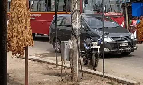 பழுதடைந்த கண்காணிப்பு கேமரா