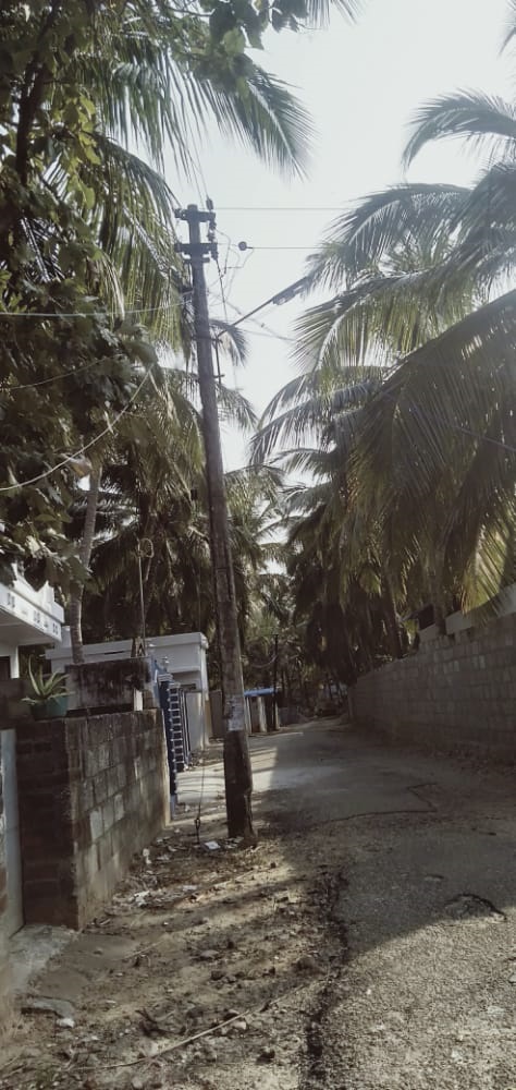 சேதமடைந்த மின்கம்பம்