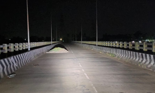 இருள் நிறைந்த மேம்பாலம்