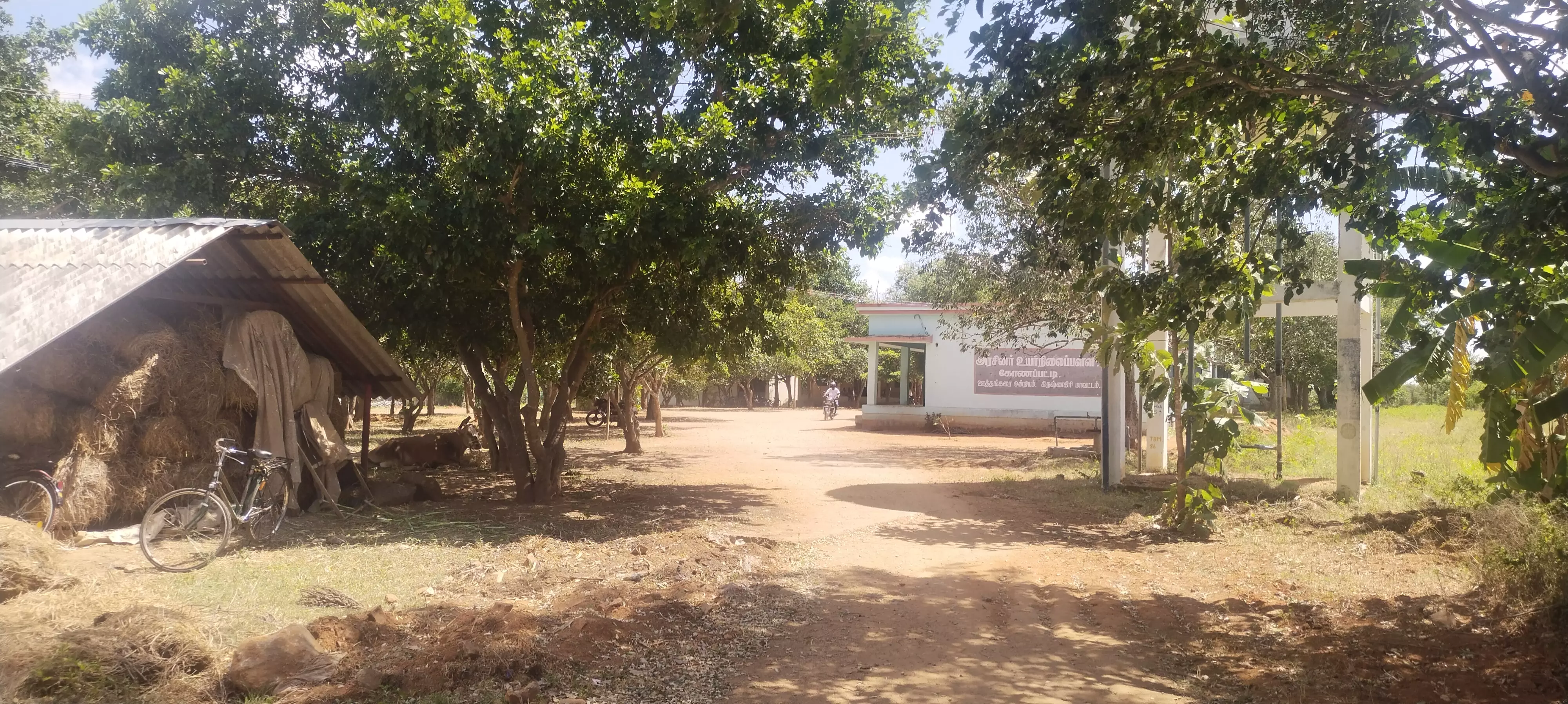 பள்ளிக்கு சுற்றுச்சுவர் வேண்டும்