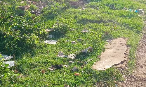 வடிகால்வாயை காணவில்லை