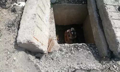 மூடப்படாத குடிநீர் தொட்டி மூடப்படாத குடிநீர் தொட்டி