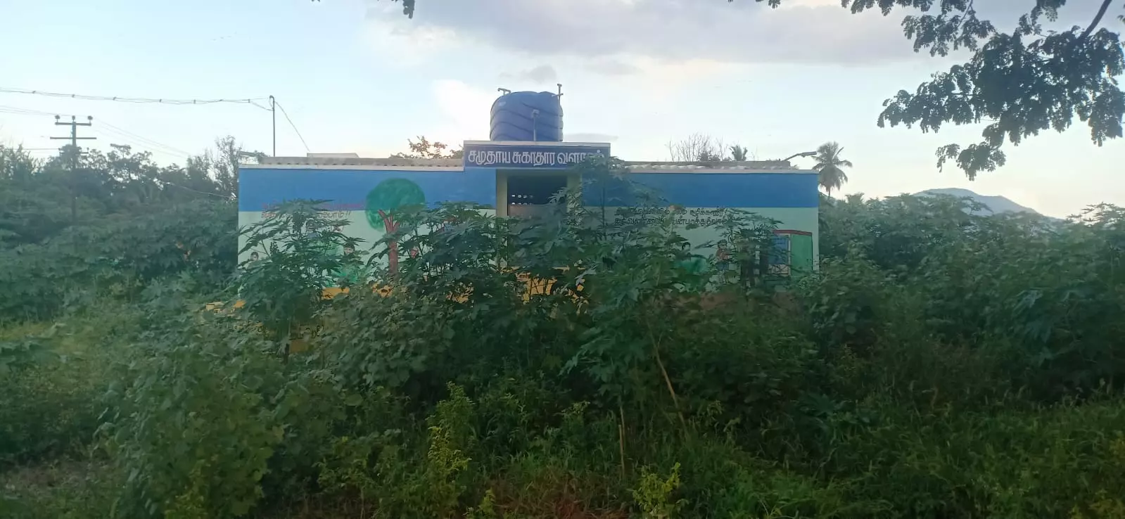 புதருக்குள் சுகாதார வளாகம் புதருக்குள் சுகாதார வளாகம்