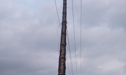 எலும்பு கூடான மின்கம்பங்கள் எலும்பு கூடான மின்கம்பங்கள்