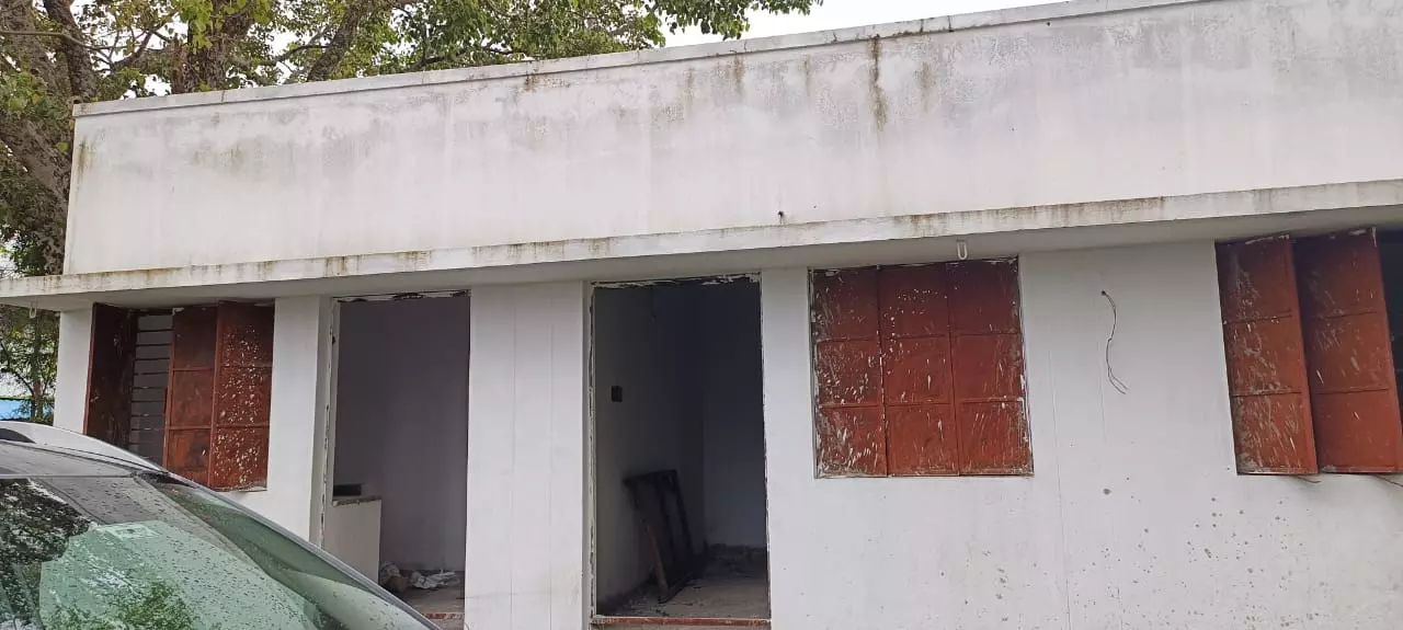 கிடப்பில் போடப்பட்ட அங்கன்வாடி பணி